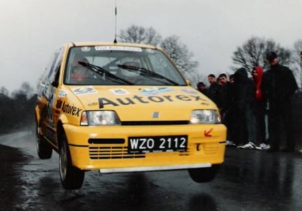 Jacek Sikora i Marek Kaczmarek - Fiat Cinquecento Sporting.